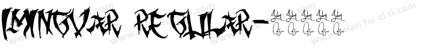 IMingVar Regular字体转换